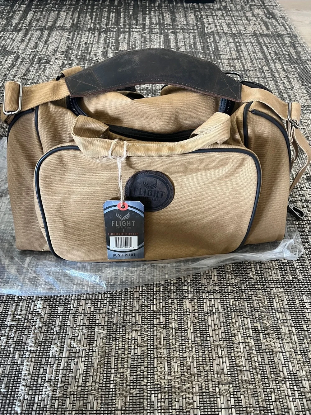 Bush Pilot Duffel Bag in Tan